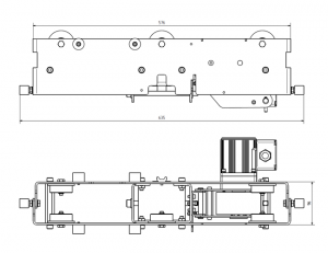 MTS Carriage Trolley Motorized T Beam IP IPE AST Zeichnung 2 500x500