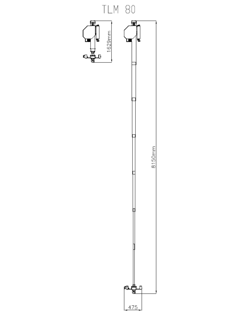 Teleskop TLM_Zeichnung_TLM 80