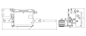 MTS ASS 2 Rail and Trolley Studio Rail Vorhang Schiene Kamera Zeichnung